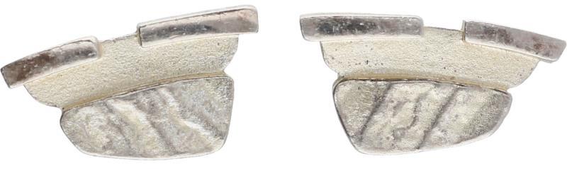 Lapponia design oorstekers zilver - 925/1000.