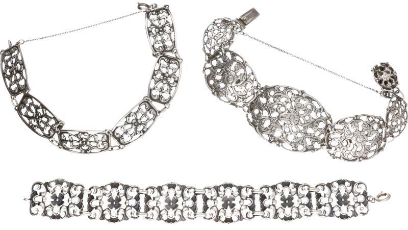 Bijbelslot armbanden zilver - 925/1000.