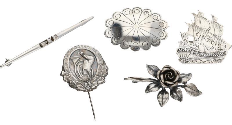 Broches zilver - 925/1000 en BWG.