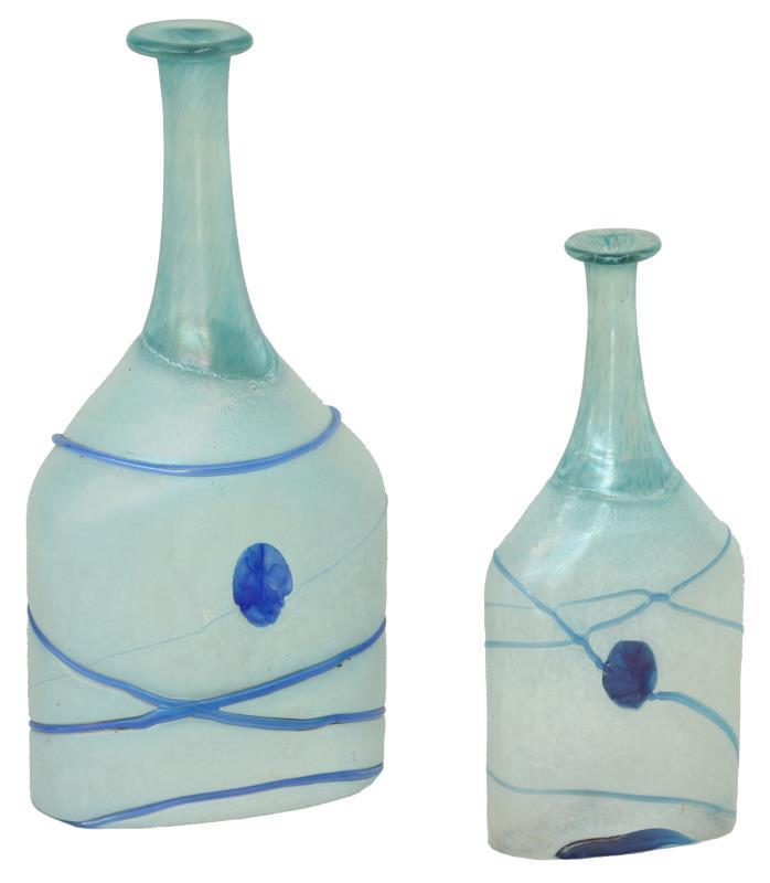 (2) Blauwe flacons Zweden