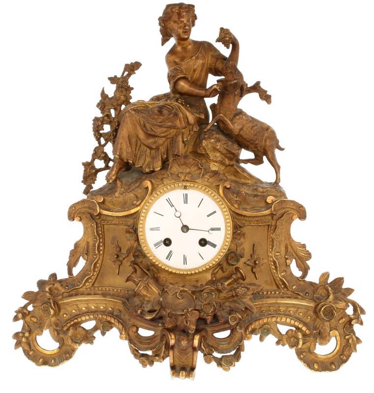 Schoorsteenpendule.