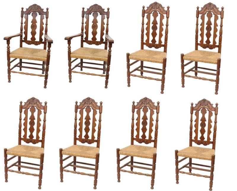(8) Stoelen.