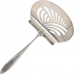 Aspergeschep zilver.