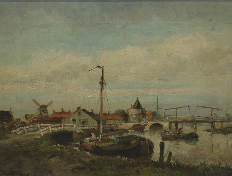 Gesigneerd J. Maris.