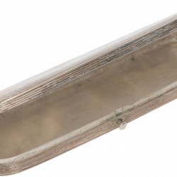 Brillen etui zilver.