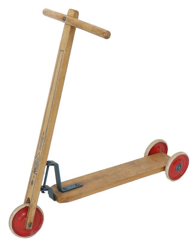 Houten step.