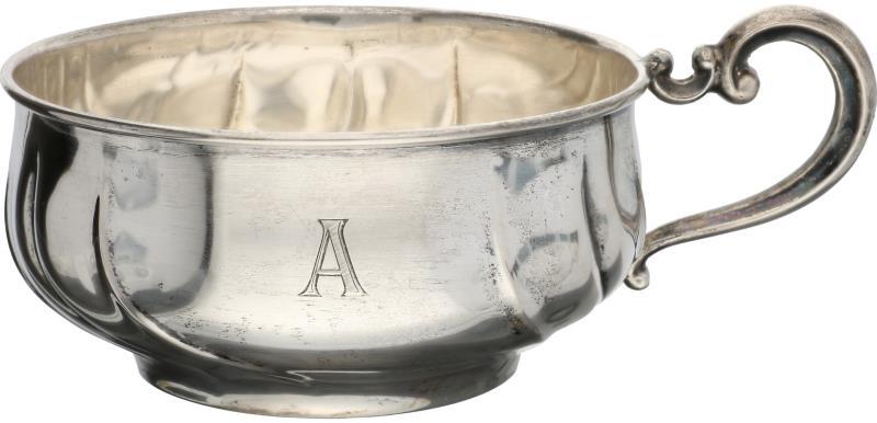 Drinkbeker zilver.