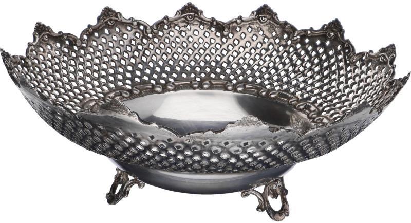 Presenteerschaal zilver.