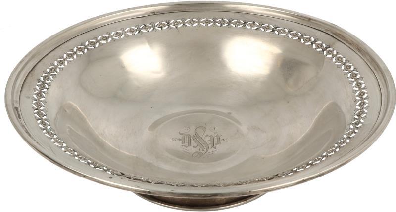 Presenteerschaal zilver.