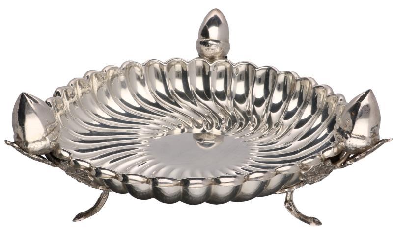 Presenteerschaaltje zilver.