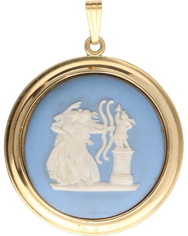 Wedgwood vintage hanger zilver - Verguld zilver.