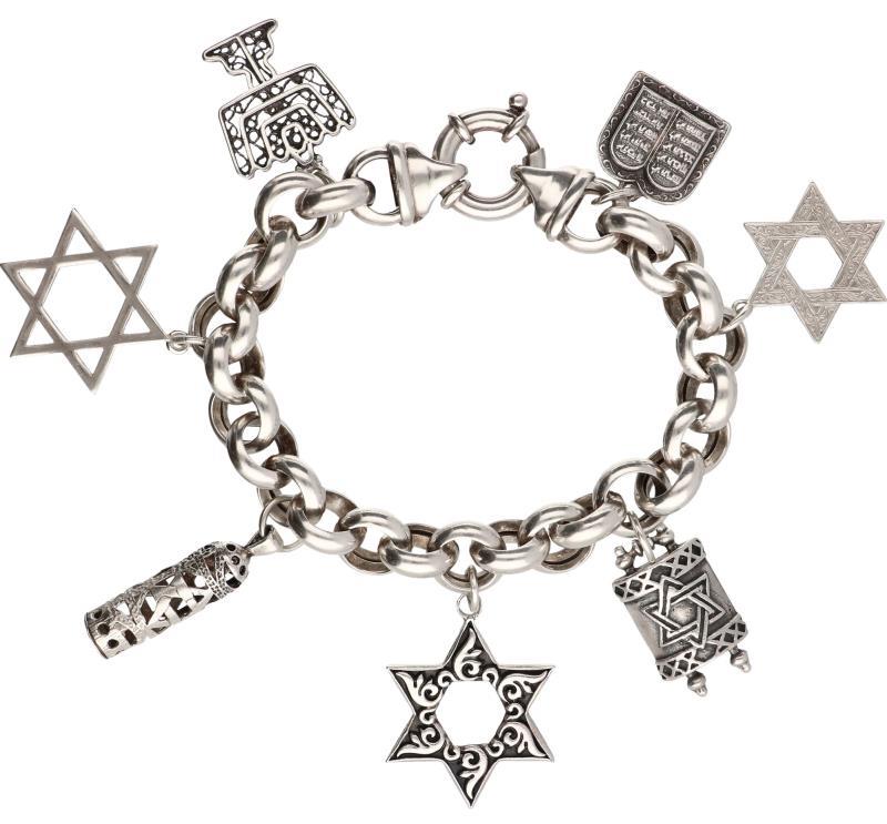 Judaica jasseron armband zilver - 925/1000.