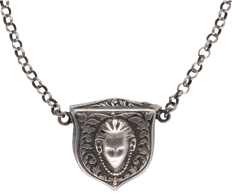 Antiek collier zilver - 835/1000.