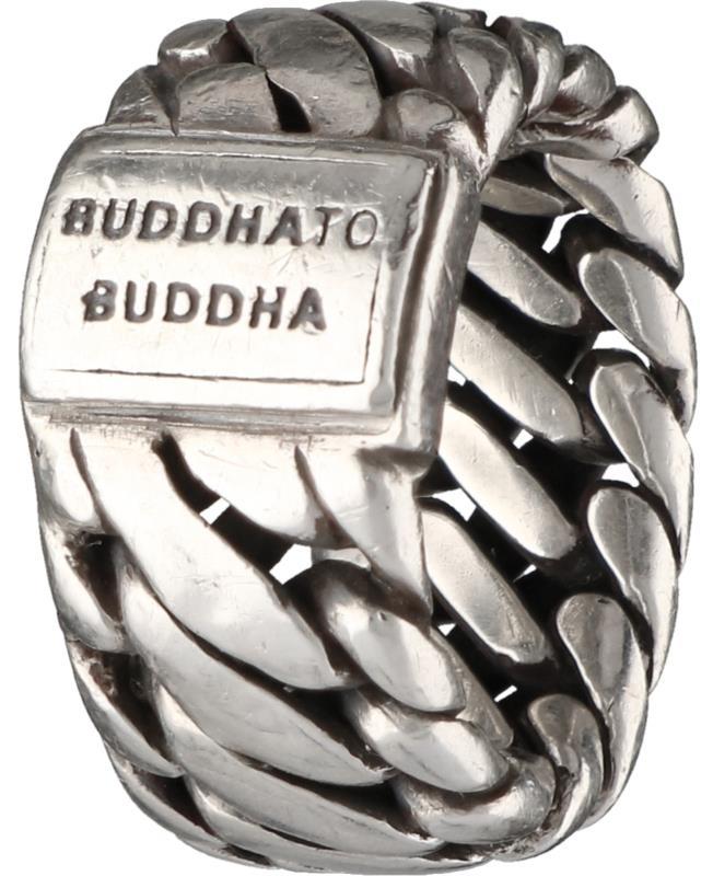 Buddha to Buddha Ben schakel unisex ring zilver - 925/1000.