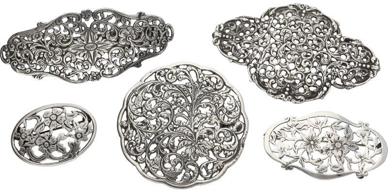 Broches zilver - 835/1000.