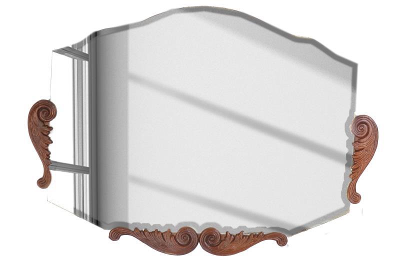 Spiegel Art deco stijl.
