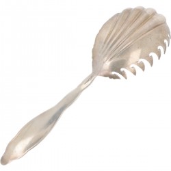 Scheplepel zilver.