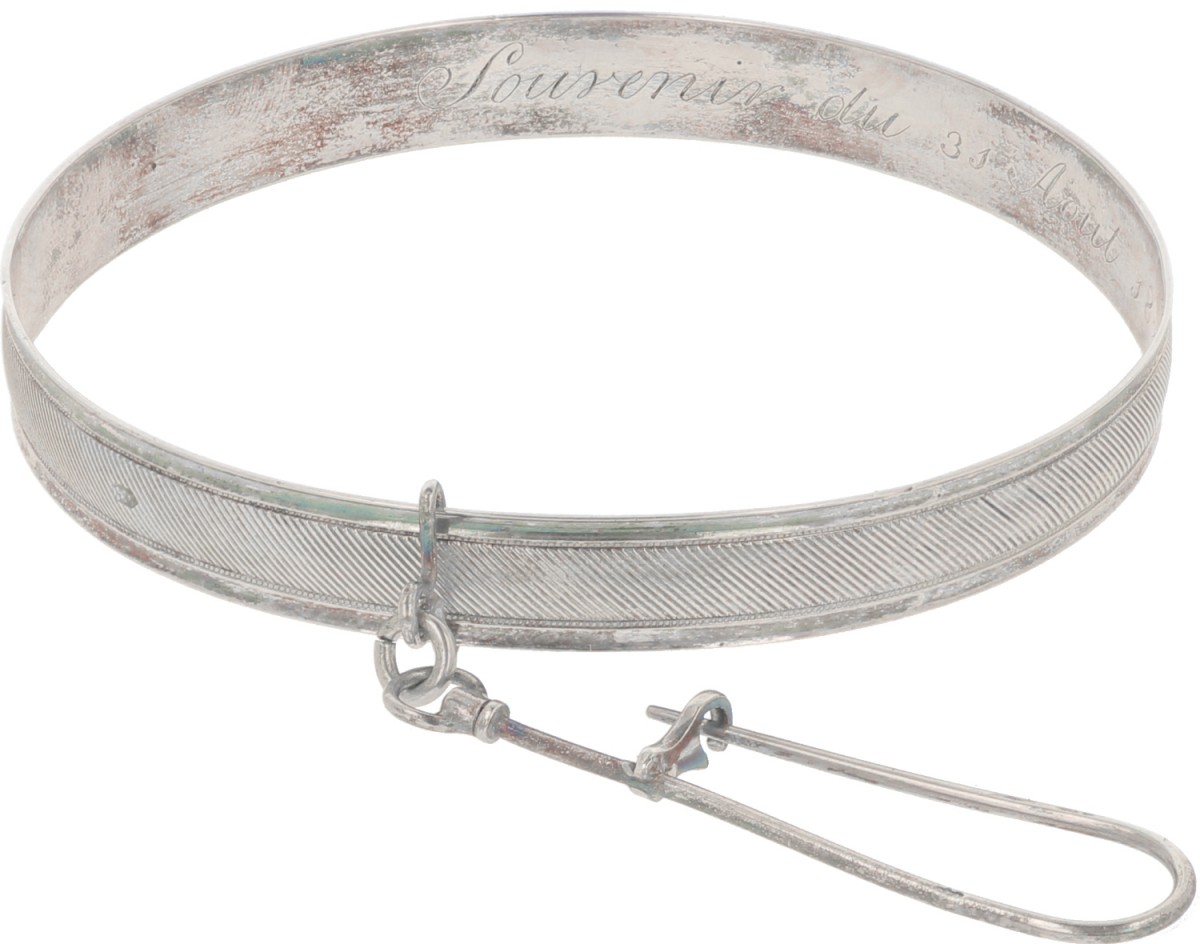Kluwenhouder zilver.