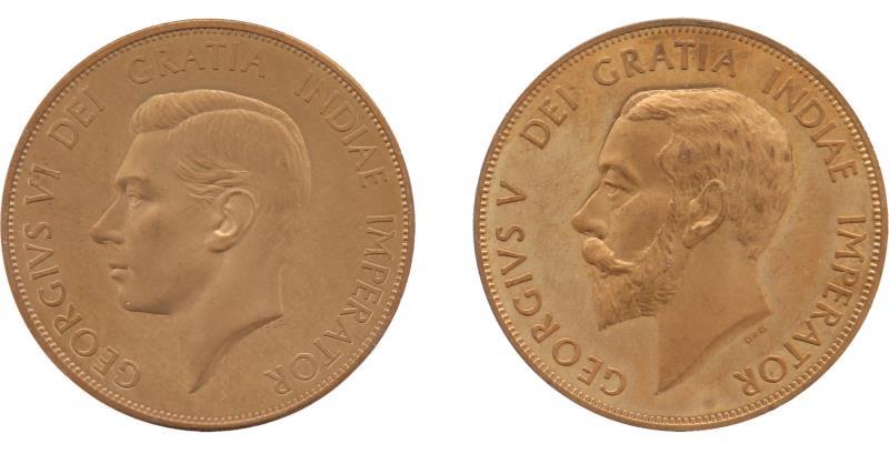 2000. Jersey. Lot (2) Model Four Shillings, George V, George VI.