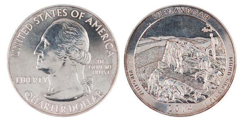 2014. USA. Virginia. 5 ounce.