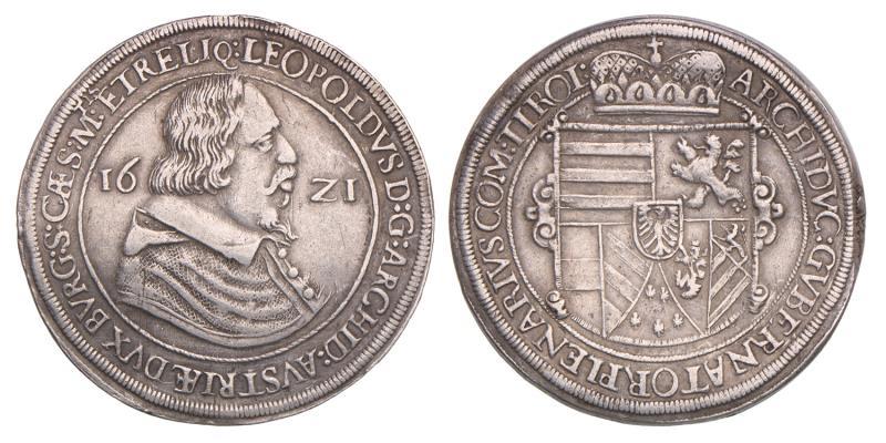 Austria. Leopold. Thaler. 1621.