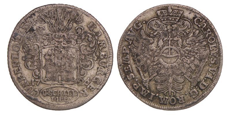 Germany. Hamburg. 8 Schilling. 1726.