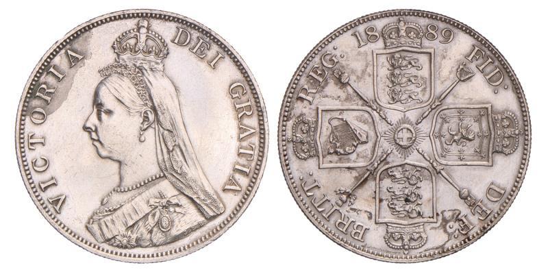 Great Britain. Victoria. Double Florin. 1889.