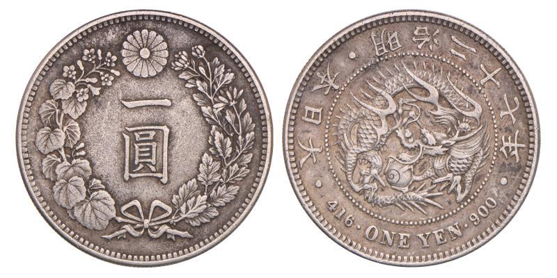 Japan. Yen. year 27.