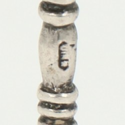 Miniatuur vogelkooi zilver.