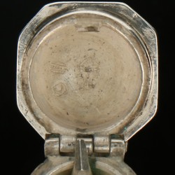 Lakstempel / koker Nobilitas (notariskoker) (18e eeuw?) zilver.