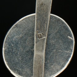 Lakstempel / koker Nobilitas (notariskoker) (18e eeuw?) zilver.
