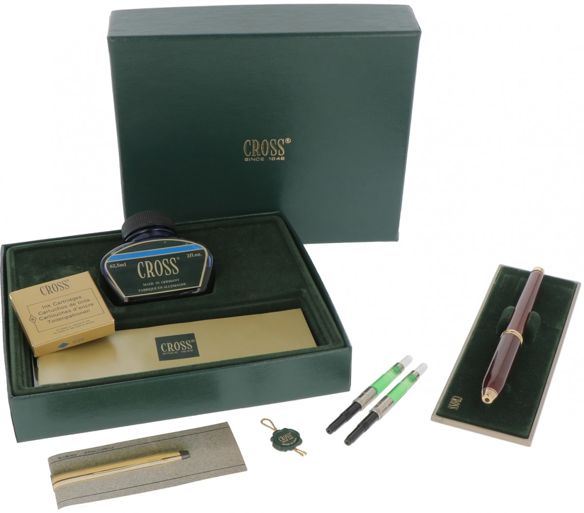 Cross vulpen giftset goud.