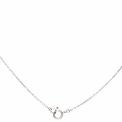 Antiek witgouden collier, met ca. 0.42 ct. diamant - 14 kt.