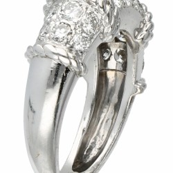 Witgouden Fred ring van de Isaure collectie bezet met ca. 1.18 ct. diamant - 18 kt.