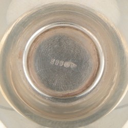 Handkandelaar / blaker zilver.
