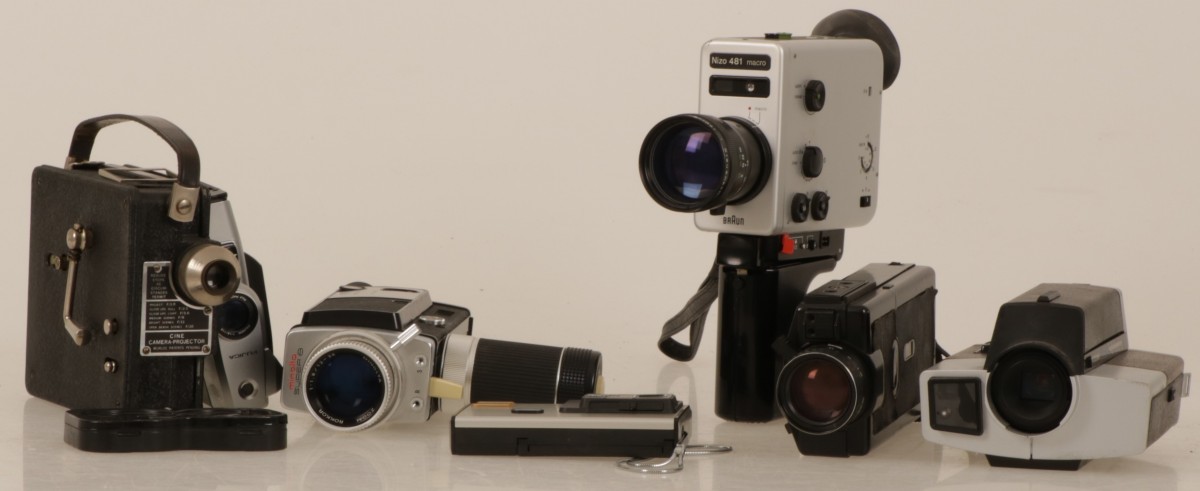 Een lot diverse camera's, 20e eeuw.