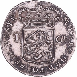 1 Gulden -generaliteits- West-Friesland 1793. Prachtig + (Gepoetst).