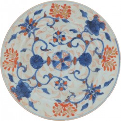 Een lot van (4) porseleinen borden met Imari decor. China, Qianglong.
