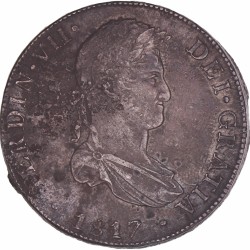 Peru, Spanish colony. Ferdinand VII. 8 Reales. 1817 JP.