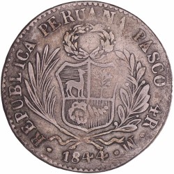 Peru. 4 Reales. 1844 MB.