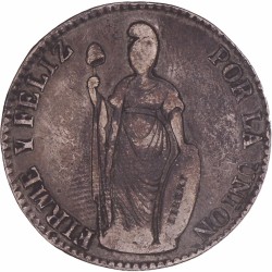 Peru. 4 Reales. 1844 MB.