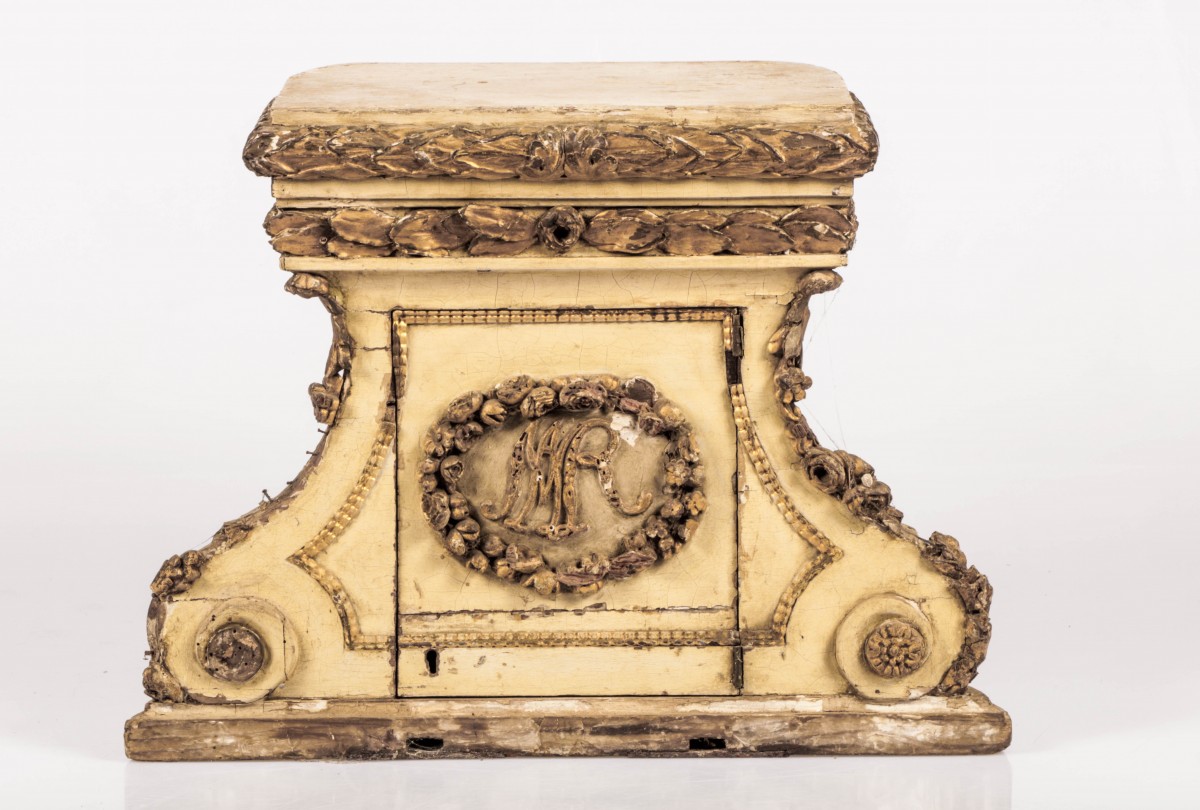 Een Louis XVI-stijl tabernakel, Frankrijk, 19e eeuw.