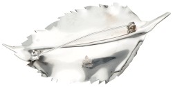 Rougee voor Anton Michelsen sterling zilveren modernistische broche.