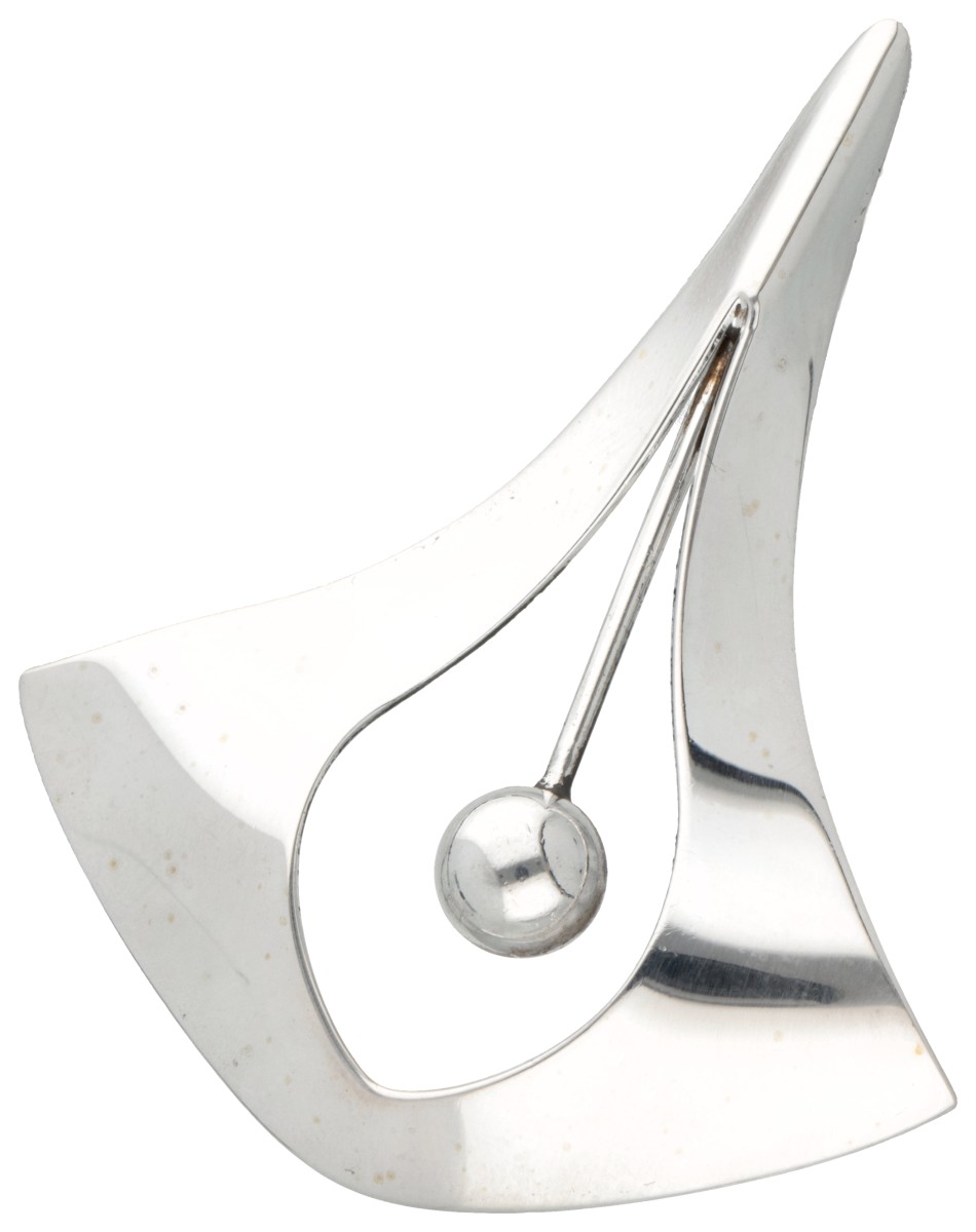 Aksel Holmsen - Sandefjord sterling zilveren Noorse design hanger.