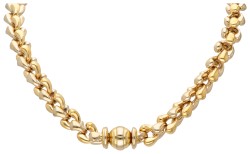 Cadaro 18K bicolour gouden schakelcollier.