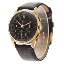No reserve - Chronographe Suisse 5388 18K. - Herenhorloge.