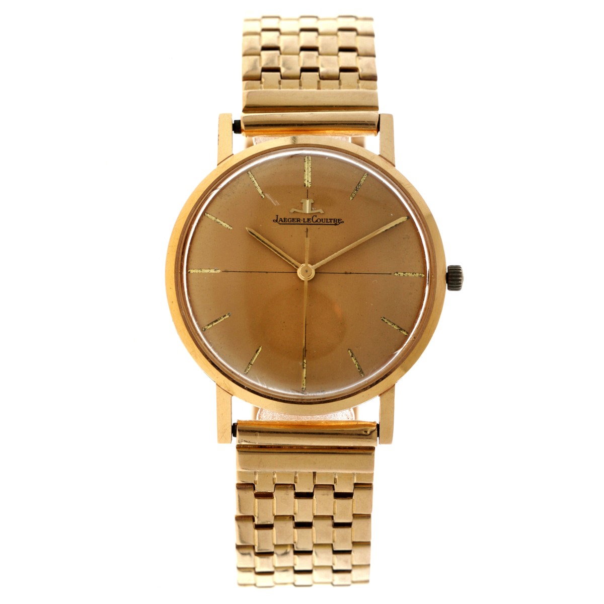 No Reserve - Jaeger-LeCoultre Vintage 18K. yellow gold - Heren polshorloge - ca. 1960 - 1969.