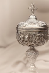 Zilveren ciborie / hostiekelk, Joseph Philippe Adolphe Dejean, Parijs 1846-1865.