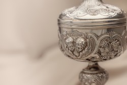 Zilveren ciborie / hostiekelk, Joseph Philippe Adolphe Dejean, Parijs 1846-1865.