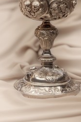 Zilveren ciborie / hostiekelk, Joseph Philippe Adolphe Dejean, Parijs 1846-1865.